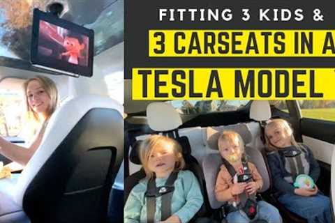 Fitting 3 Carseats in Tesla Model Y