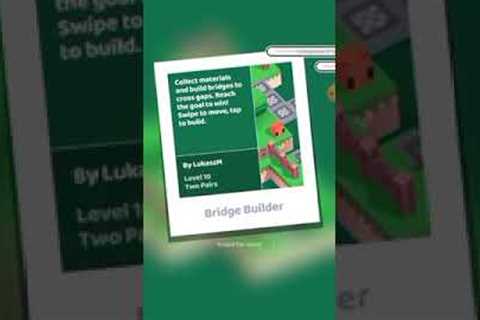 Fancade Build Bridge Game