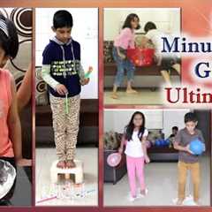 55 Minute to win it games | One minute games | Party games | Birthday games | games for kids