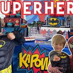 Ultimate SUPERHERO Birthday Party! SPIDERMAN/BATMAN/HULK/BOUNCE HOUSE/GAMES/TODDLERS/KIDS