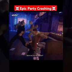 Epic Party Crashing! 👊🥳 #gaming  #games #fighting #sifu #playstation #batterup #shorts #support..