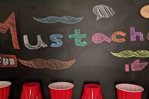 BEST 4 PLAYER DRINKING GAME YOU''VE NEVER HEARD OF - MUSTACHE